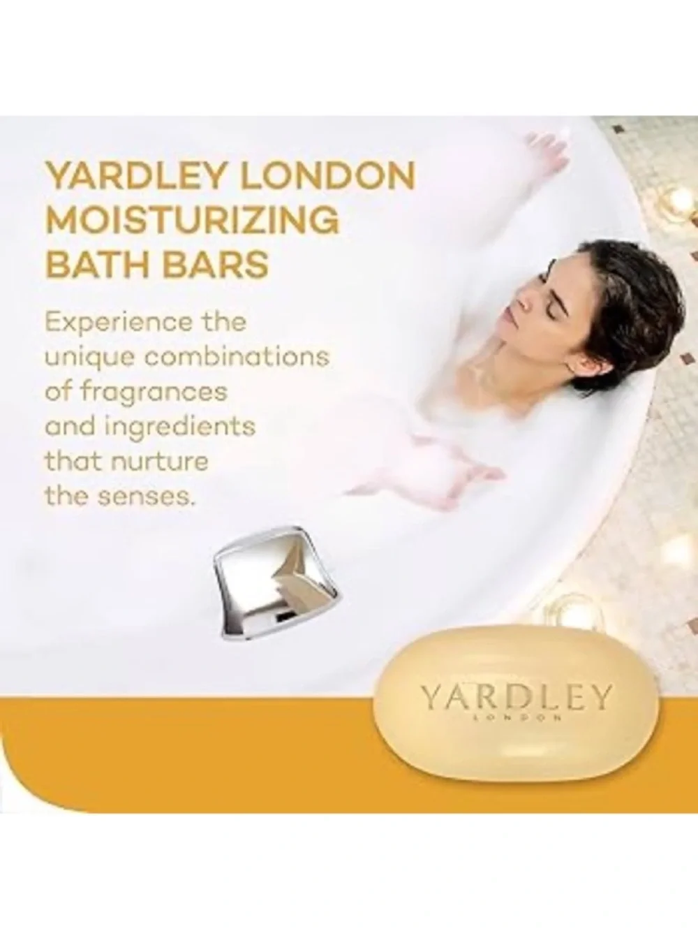 Yardley Of London Oatmeal and Almond Nourishing Bath Bar Luxury Beauty Soap 2 Pk